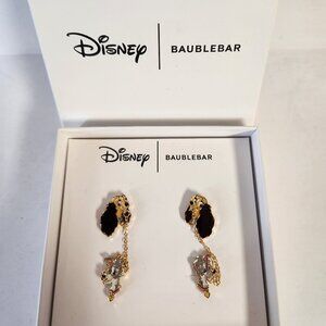 Disney Baublebar Lady And The Tramp Earrings Stud Chains Authentic New